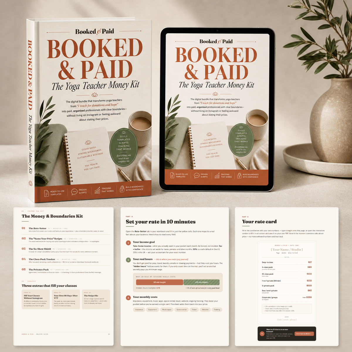 Booked & Paid — The Yoga Teacher Money Kit